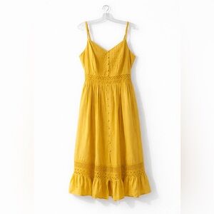 Torrid Yellow Midi Dress